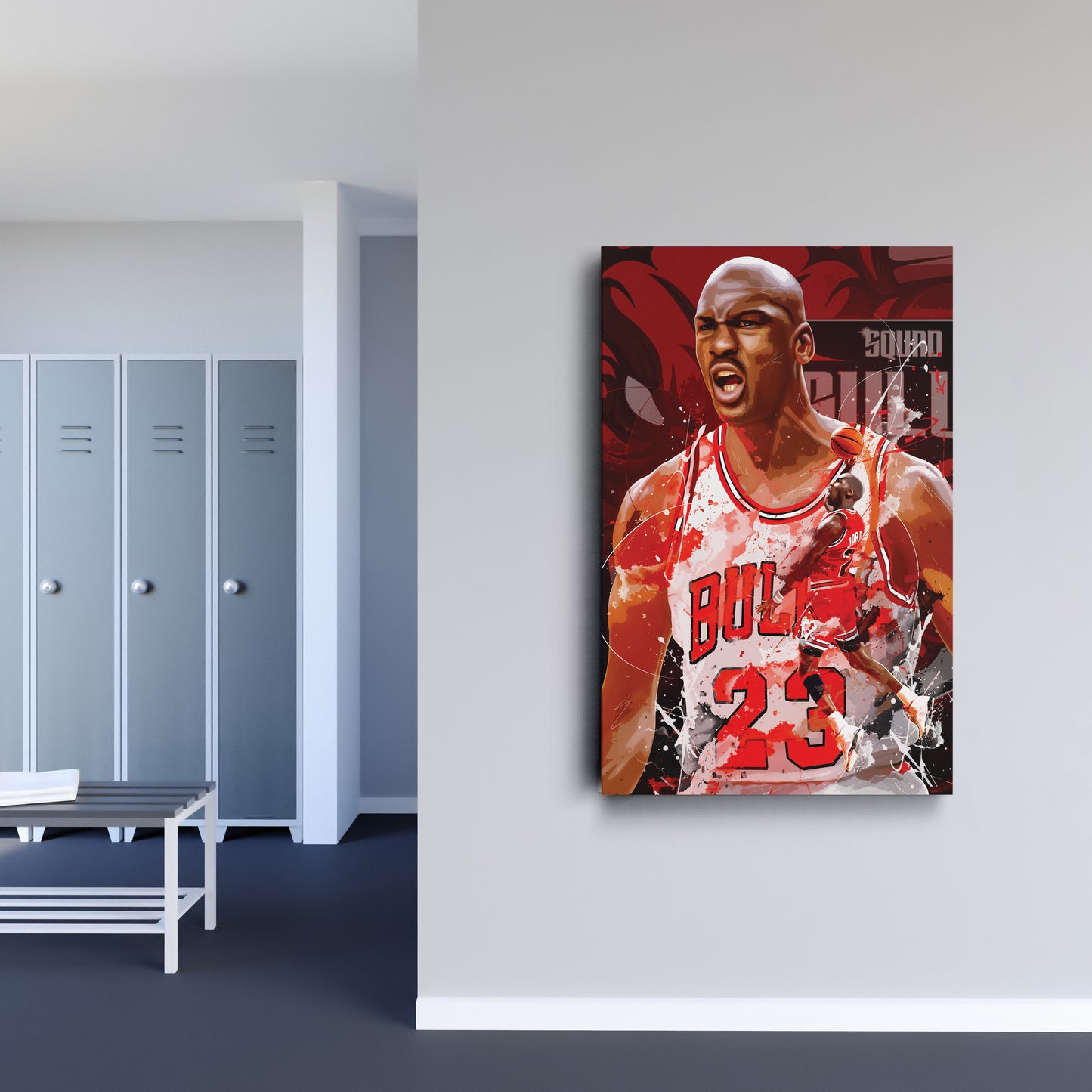 Michael Jordan Bulls Canvas Print | Chicago Basketball Wall Art