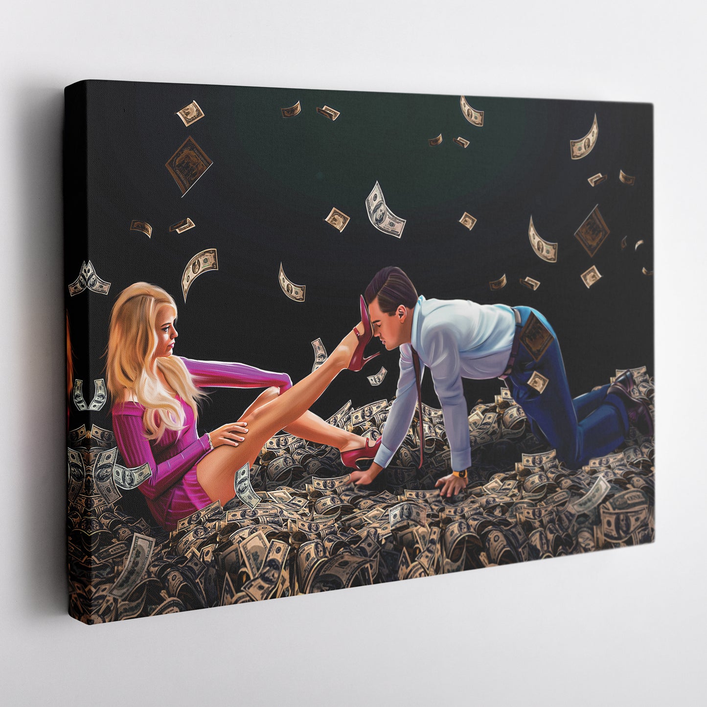 The Wolf of Wall Street Iconic Scene Canvas Print | Movie-Inspired Wall Art