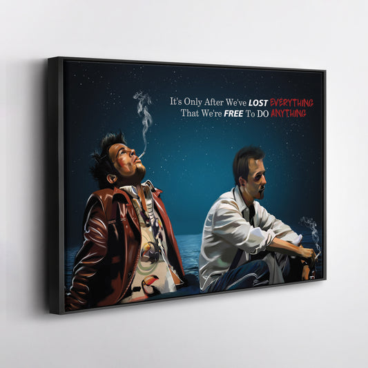 Fight Club "Nihilism" Quote Canvas Print | Cult Movie Wall Art