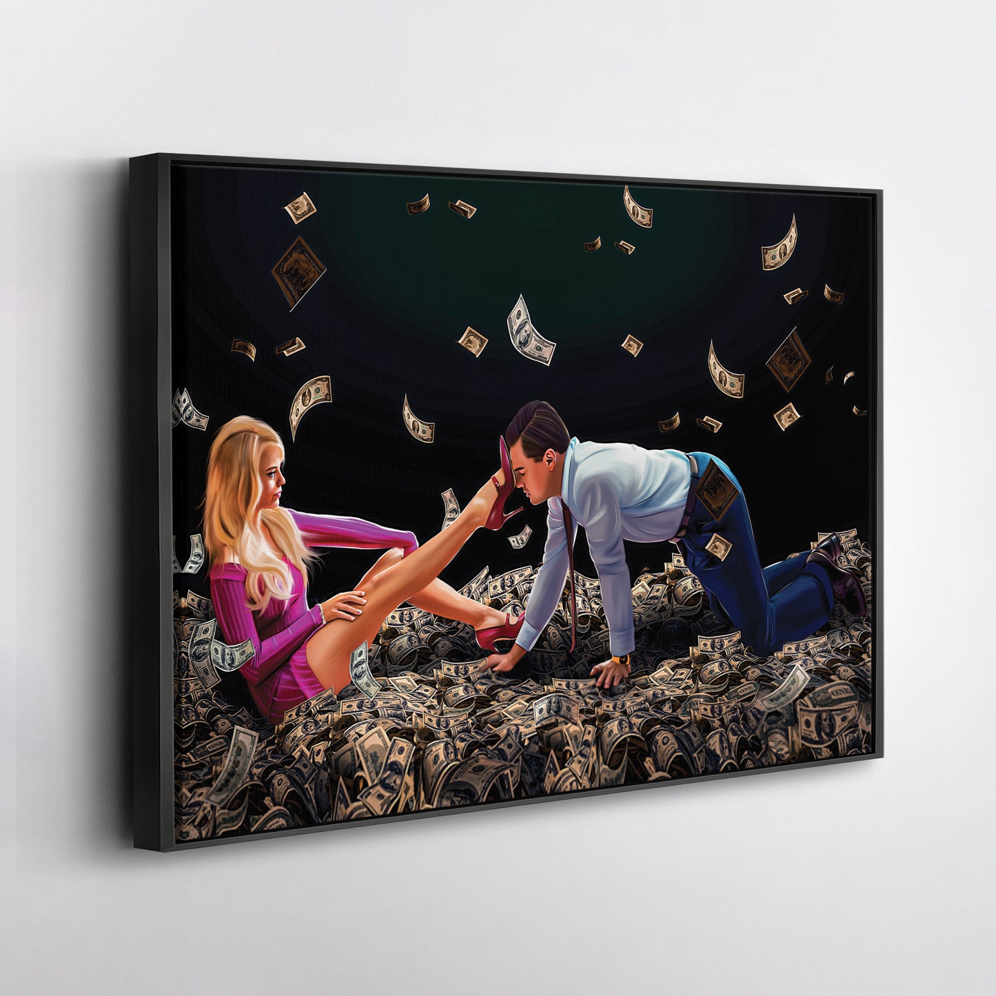 The Wolf of Wall Street Iconic Scene Canvas Print | Movie-Inspired Wall Art