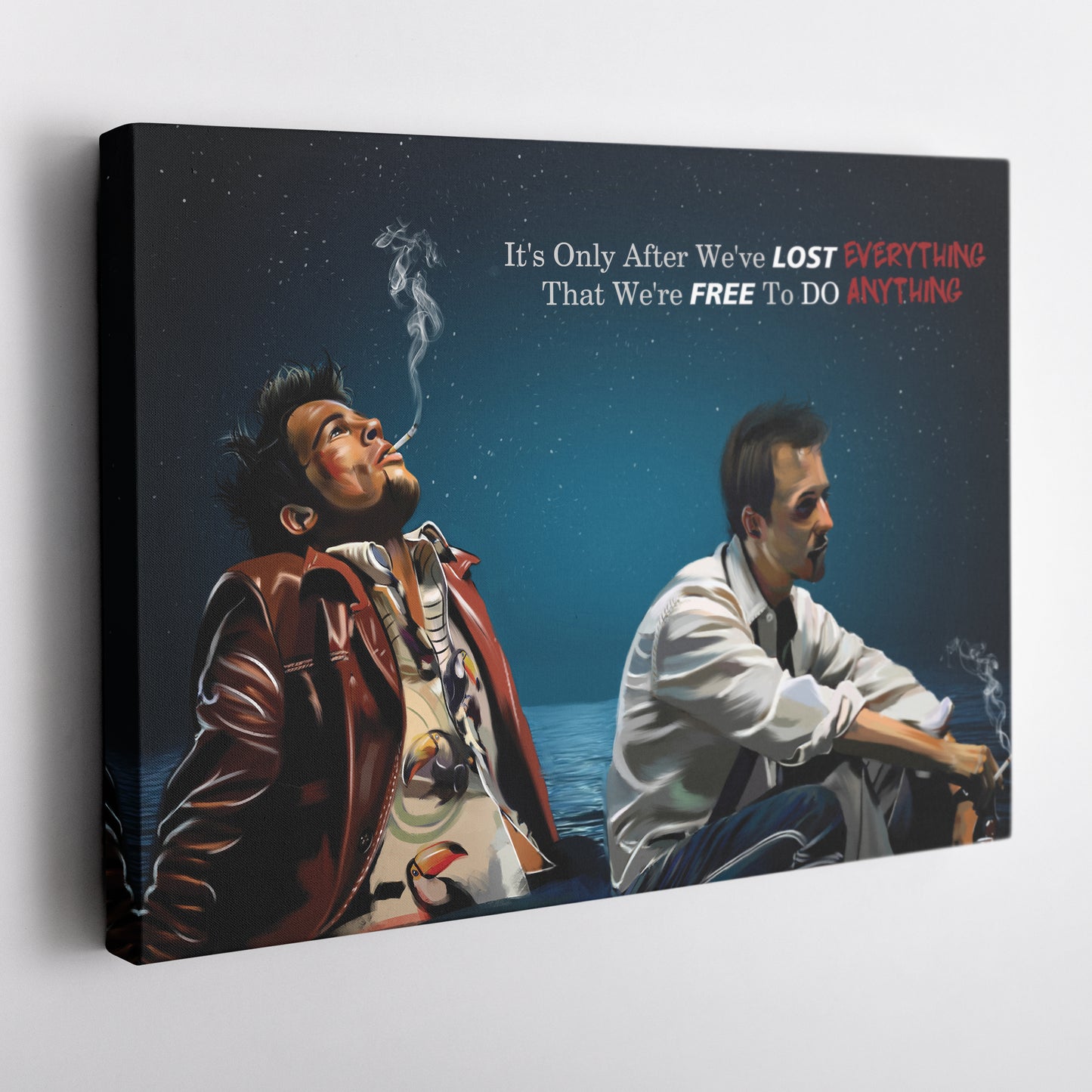 Fight Club "Nihilism" Quote Canvas Print | Cult Movie Wall Art