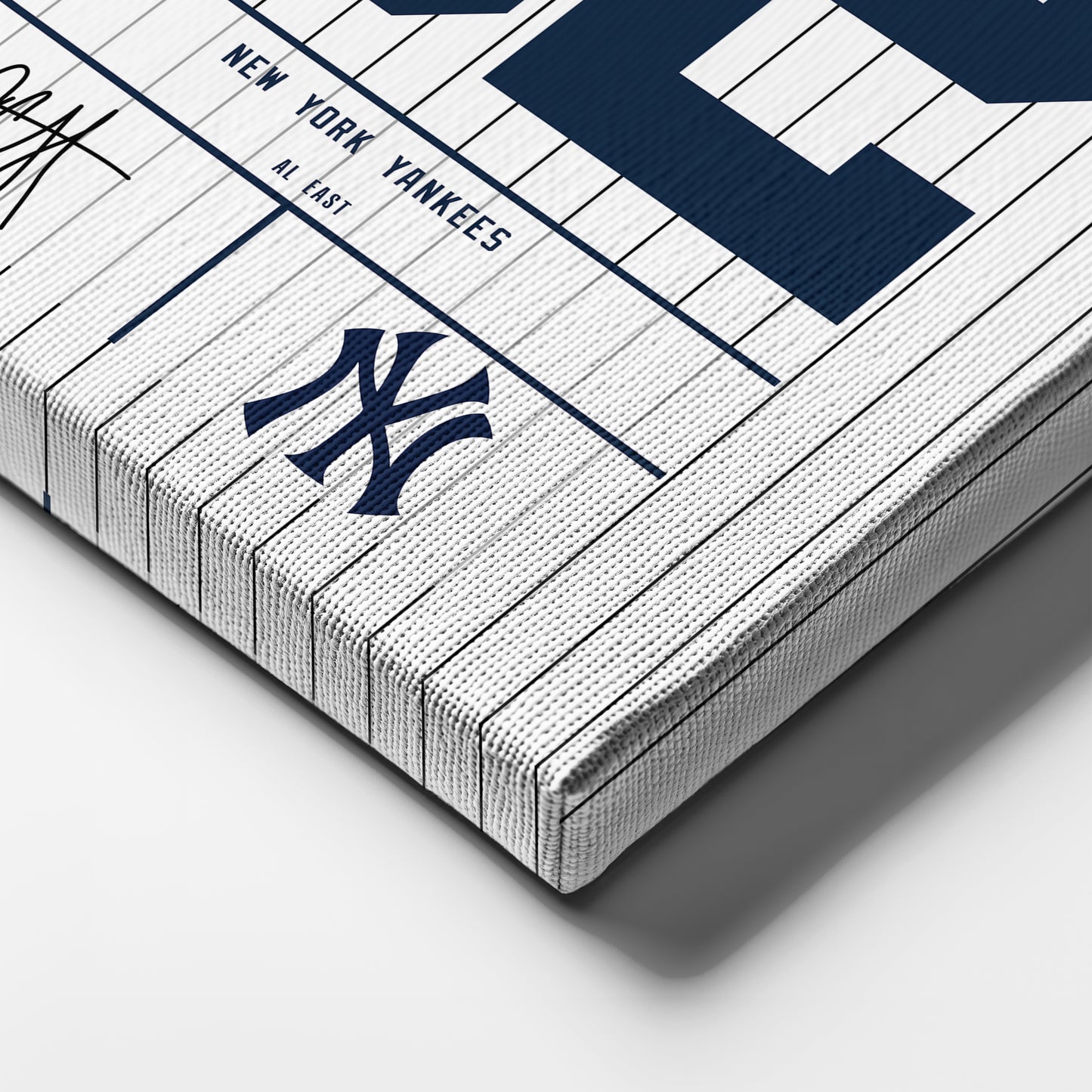 CC Sabathia New York Yankees Jersey Canvas Wall Art