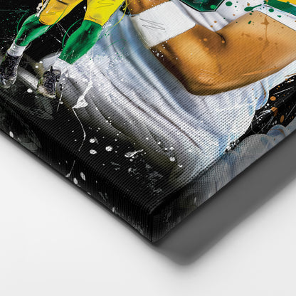 Aaron Rodgers Packers Canvas Print | Green Bay Football Wall Art