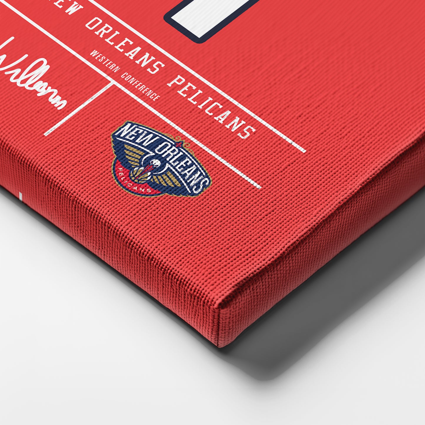 Zion Williamson Pelicans Jersey Canvas Print | Wall Art Decor