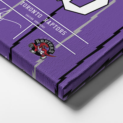 Vince Carter Raptors Jersey Canvas Print | Wall Art Decor