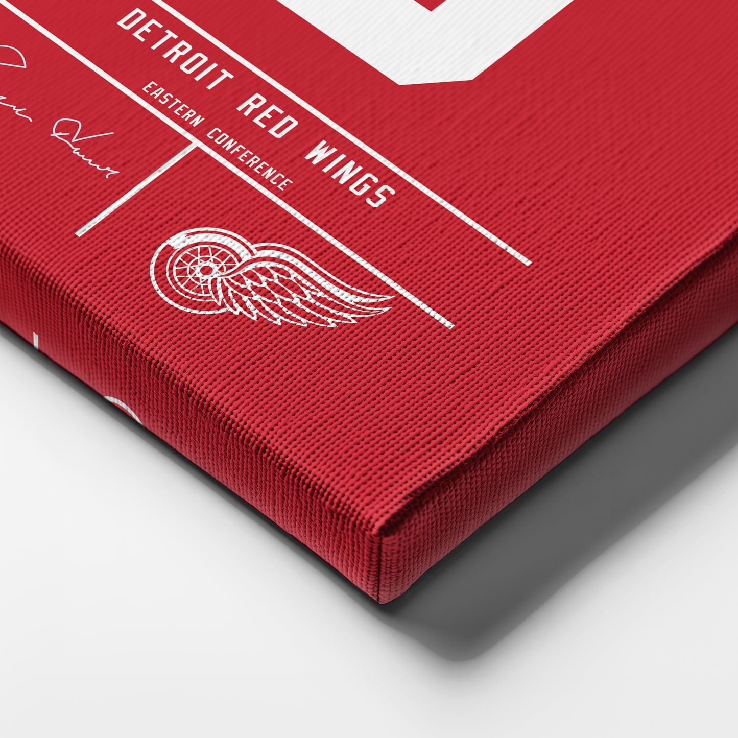 Gordie Howe Red Wings Jersey Canvas Print | Wall Art Decor