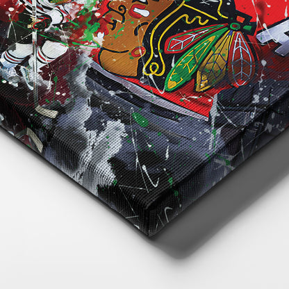 Patrick Kane Chicago Blackhawks Canvas Print | NHL Hockey Wall Art