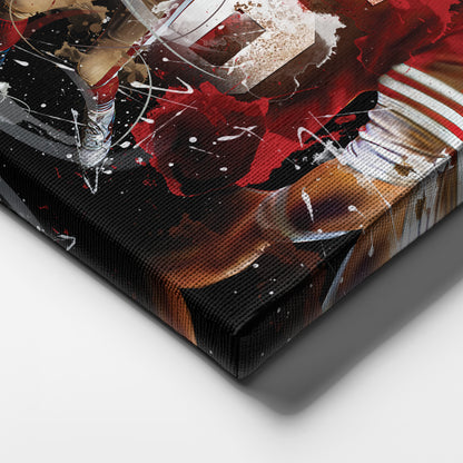 Joe Montana 49ers Canvas Print | San Francisco Football Wall Art