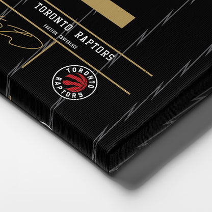 Kawhi Leonard Raptors Jersey Canvas Print | Wall Art Decor