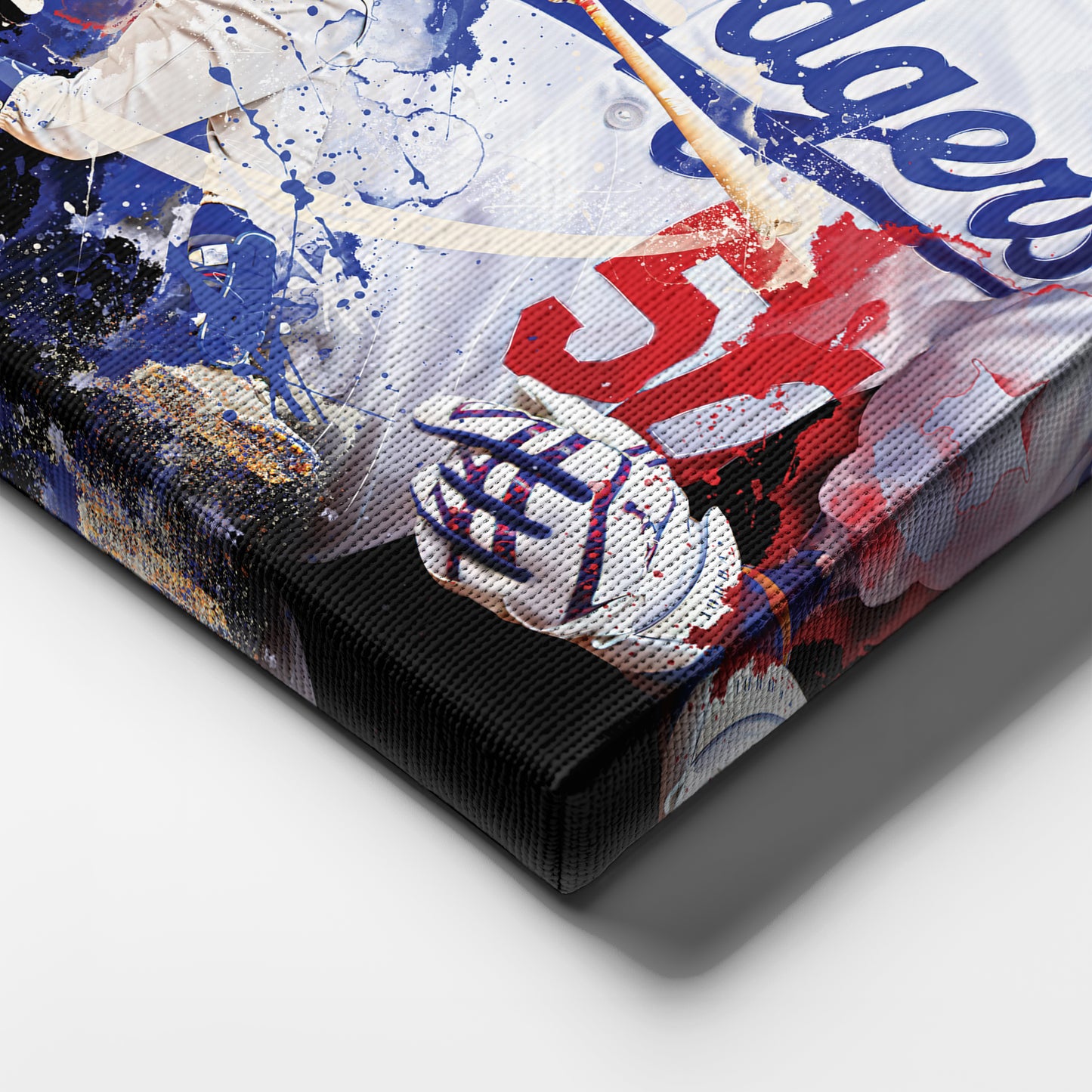 Mookie Betts Dodgers Canvas Print | Los Angeles Baseball Wall Art