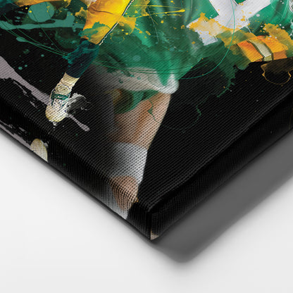 Brett Favre Packers Canvas Print | Green Bay Football Wall Art