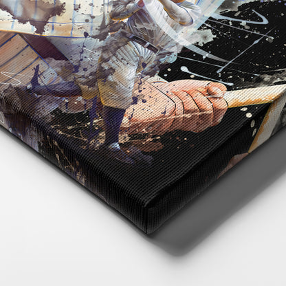 Babe Ruth Yankees Canvas Print | New York Baseball Wall Art