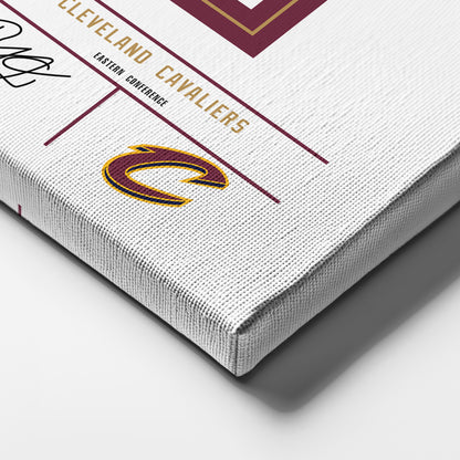 Ty Jerome Cavaliers Jersey Canvas Print | Wall Art Decor