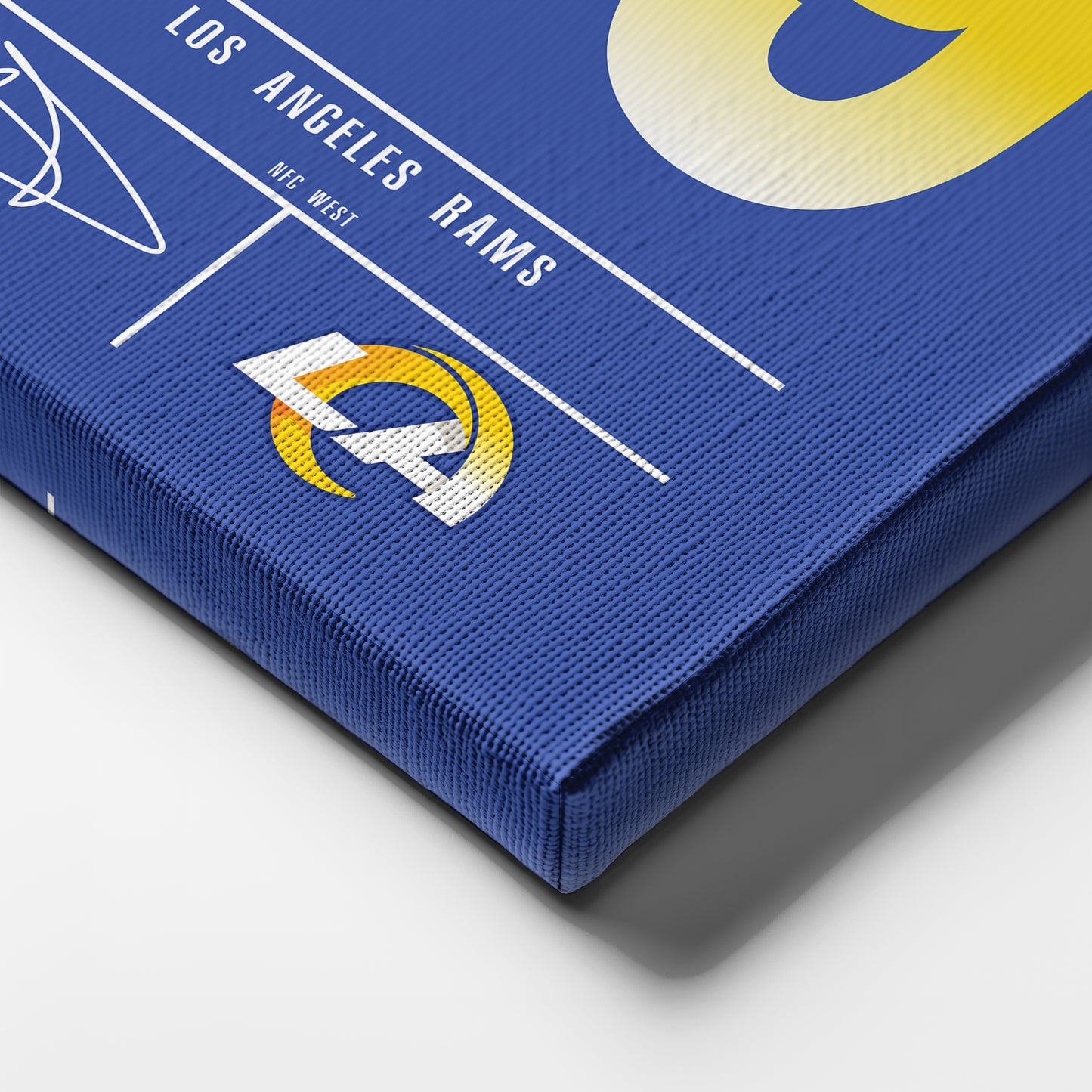 Aaron Donald Rams Jersey Canvas Print | Wall Art Decor