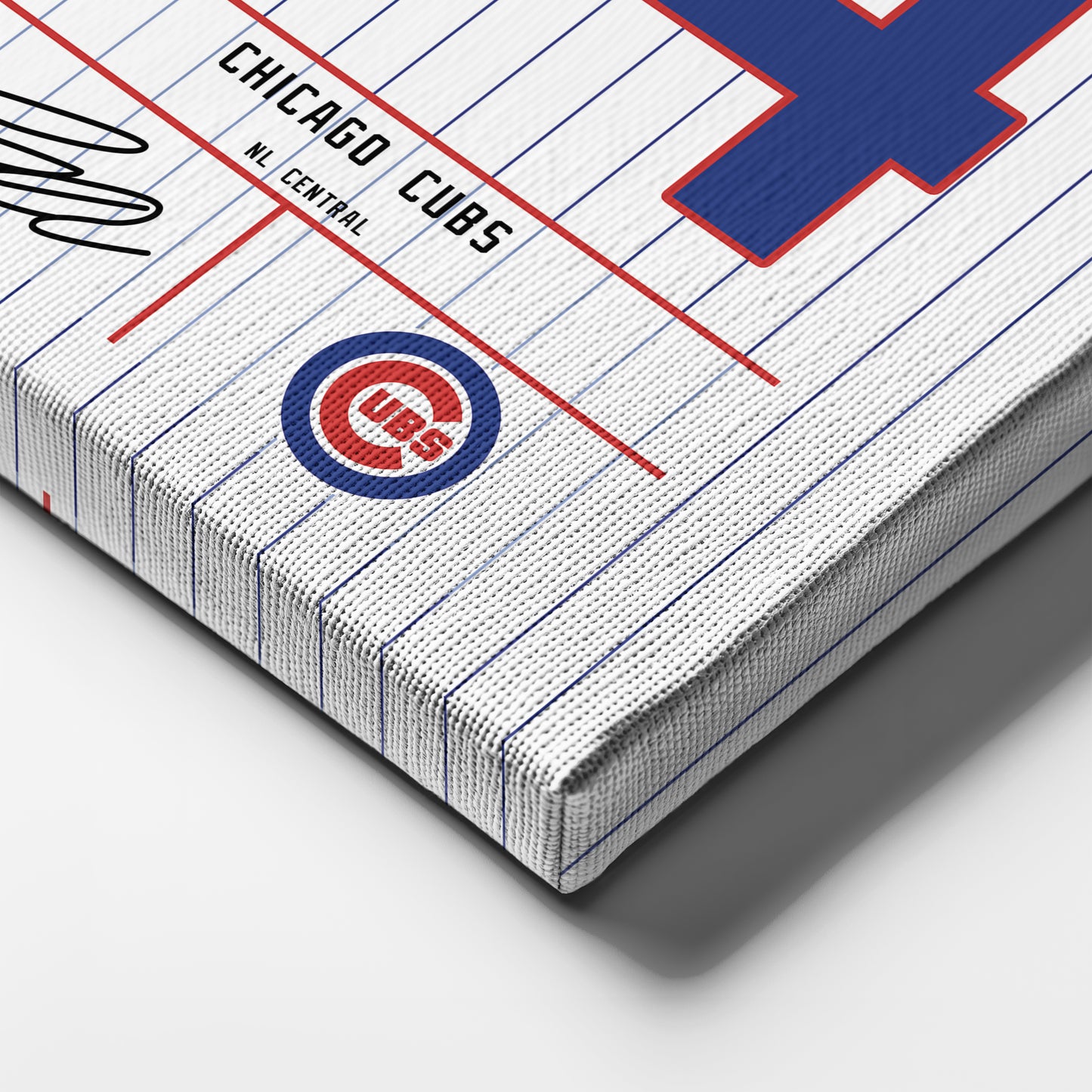 Anthony Rizzo Chicago Cubs Jersey Canvas Wall Art