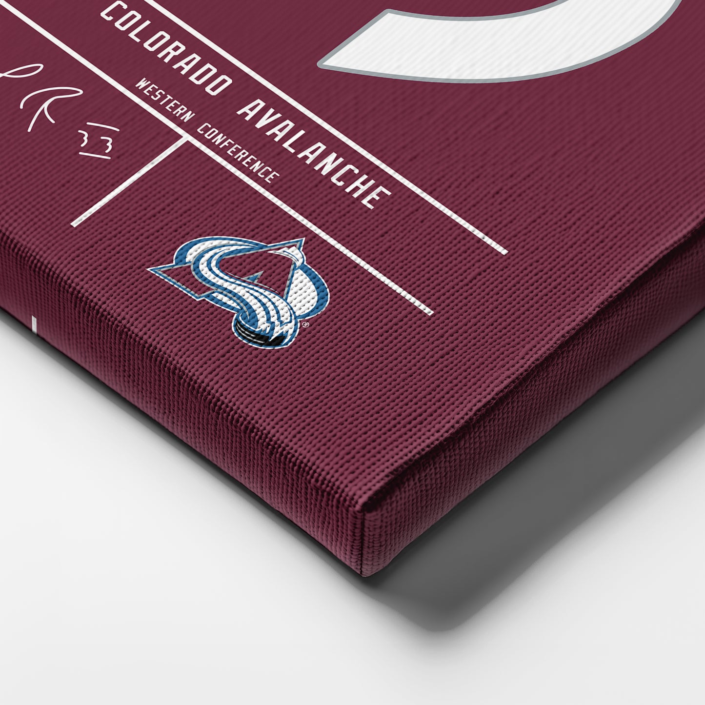 Patrick Roy Avalanche Jersey Canvas Print | Wall Art Decor