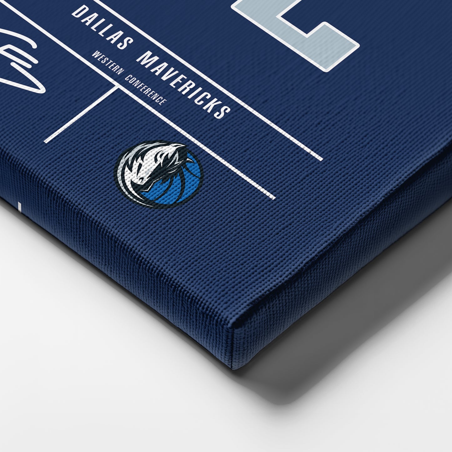 Cooper Flagg Dallas Mavericks Jersey Canvas Wall Art
