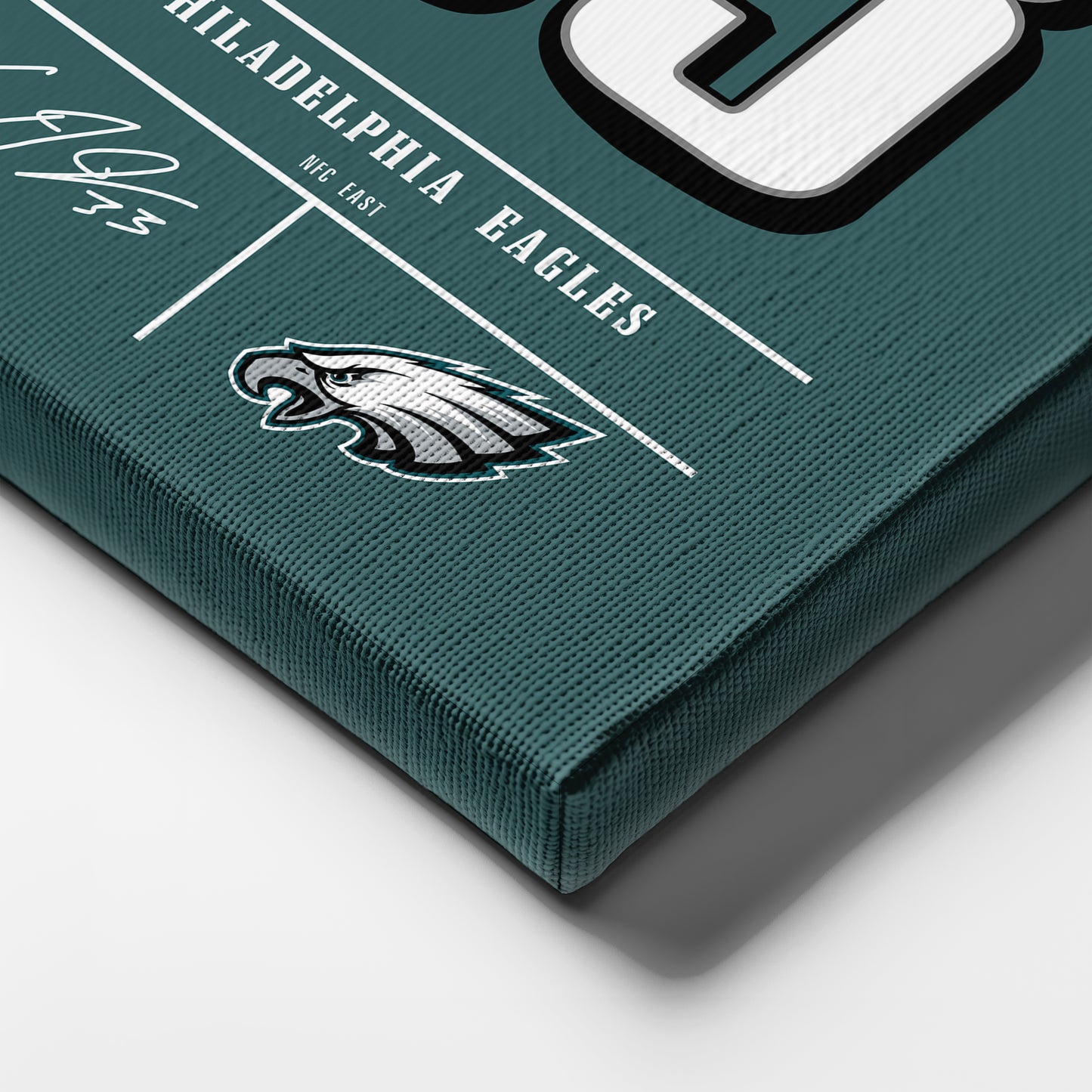 Cooper DeJean Eagles Jersey Canvas Print | Wall Art Decor