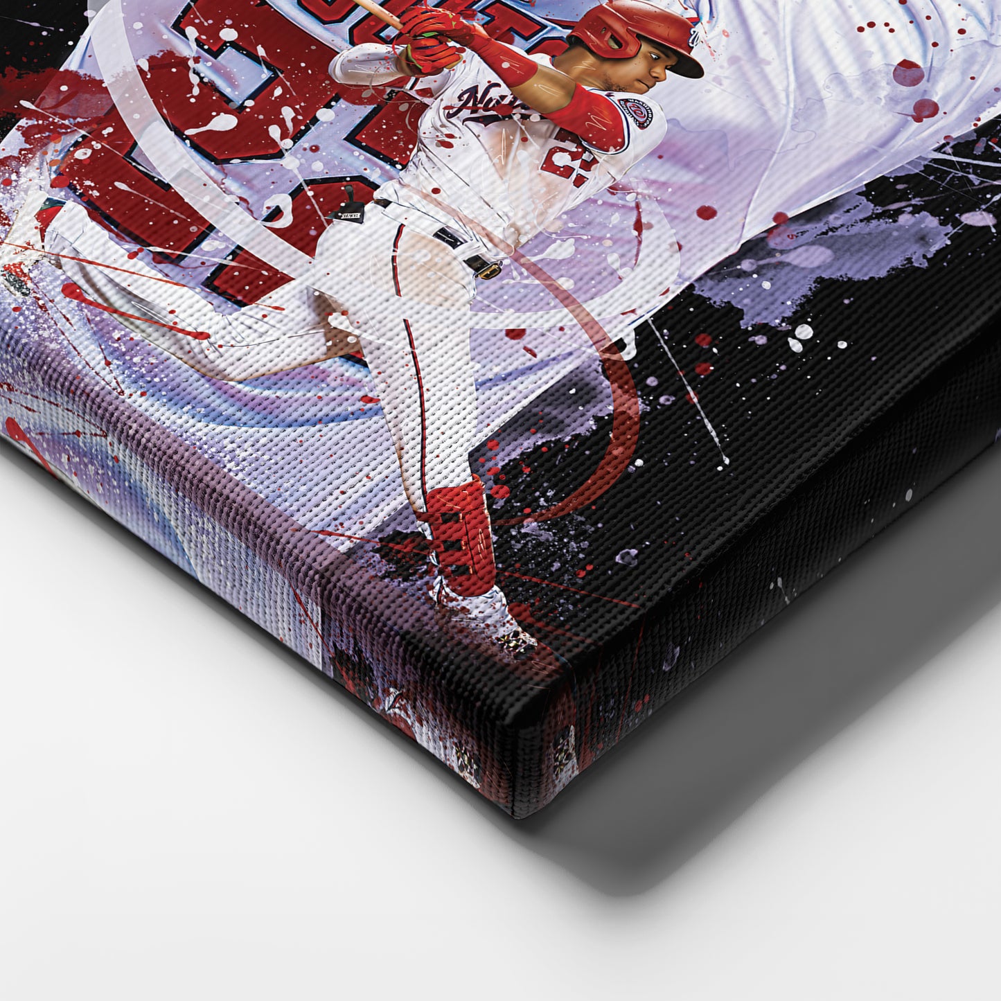 Juan Soto Nationals Canvas Print | Washington Baseball Wall Art