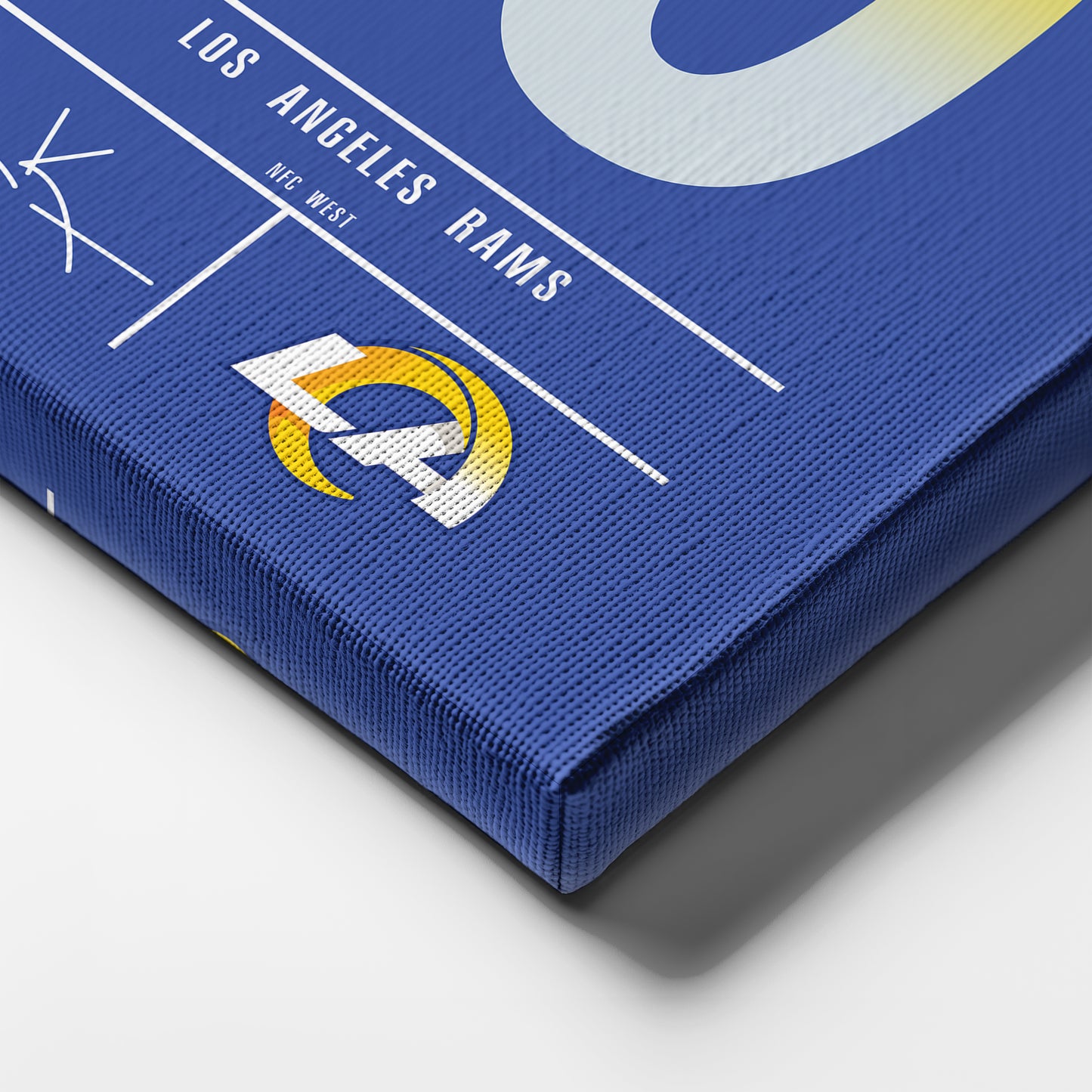 Cooper Kupp Rams Jersey Canvas Print | Wall Art Decor