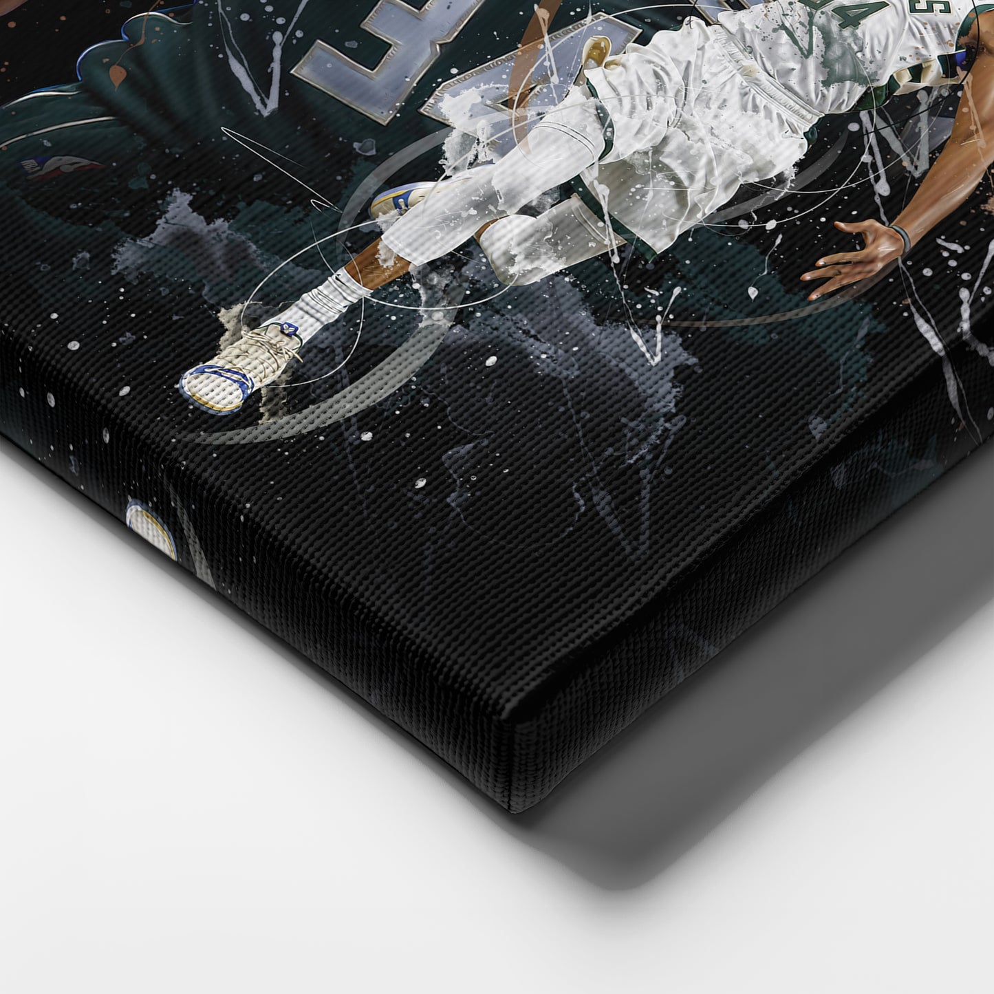 Giannis Antetokounmpo Bucks Canvas Print | Milwaukee Basketball Wall Art