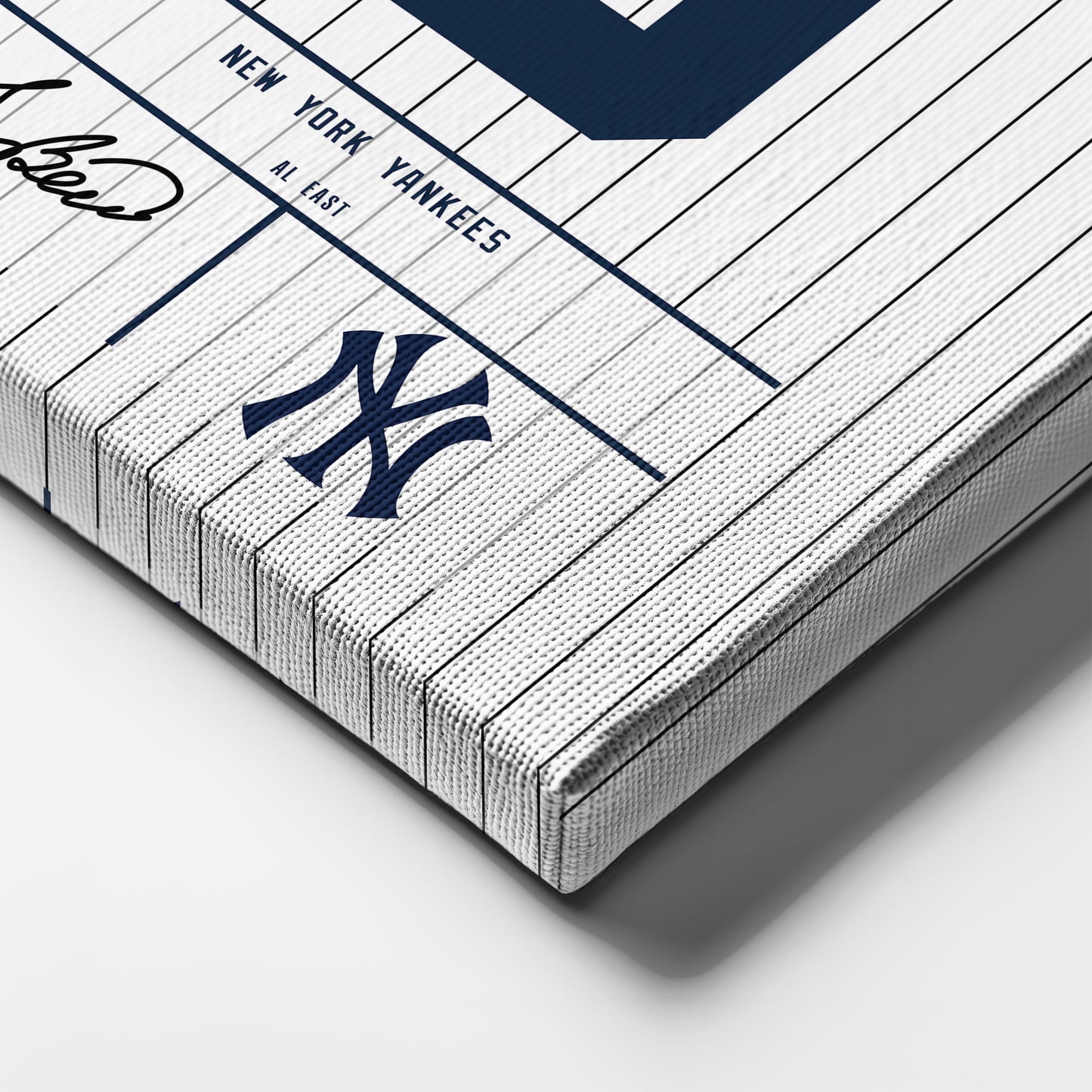 Yogi Berra New York Yankees Jersey Canvas Wall Art