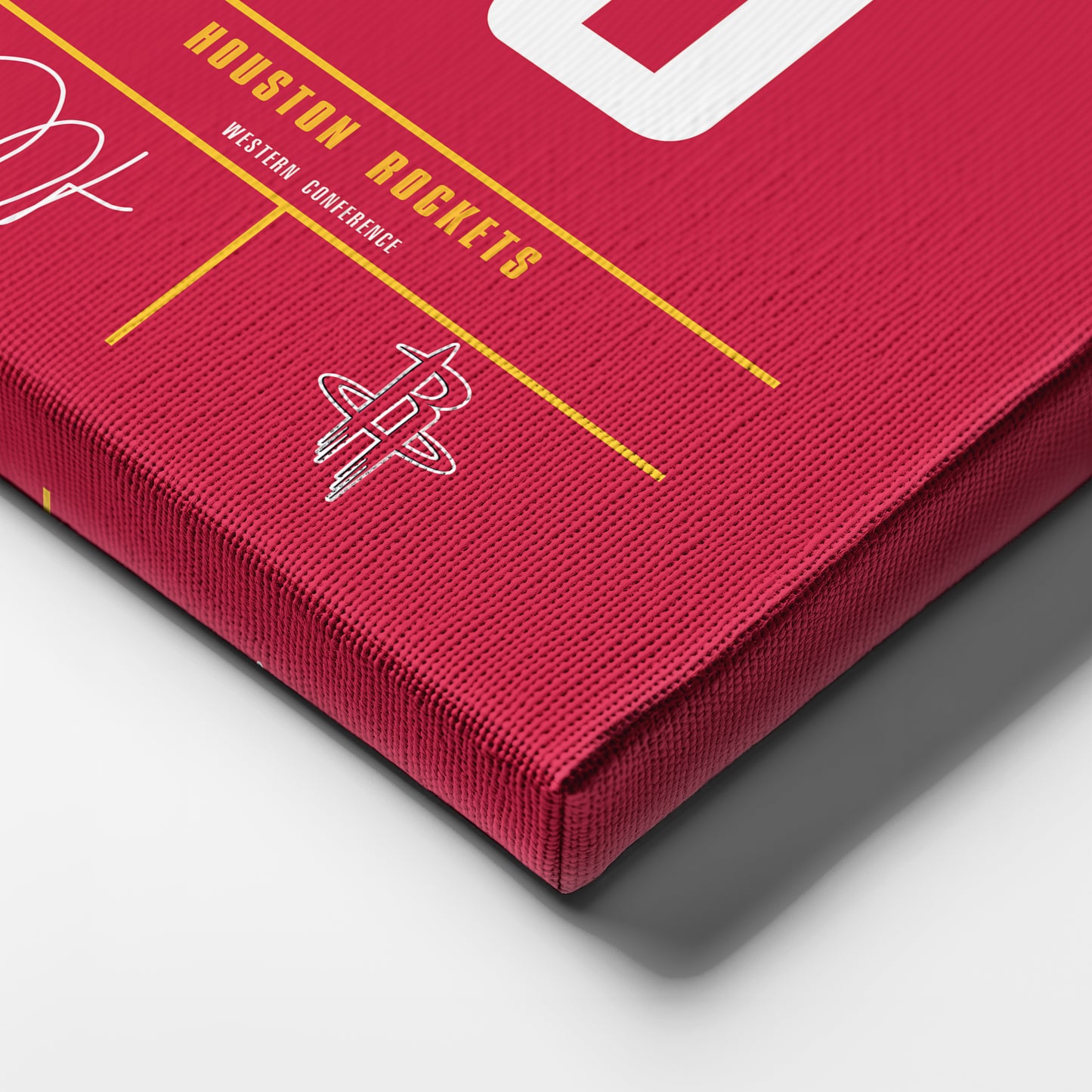 James Harden Houston Rockets Jersey Canvas Wall Art