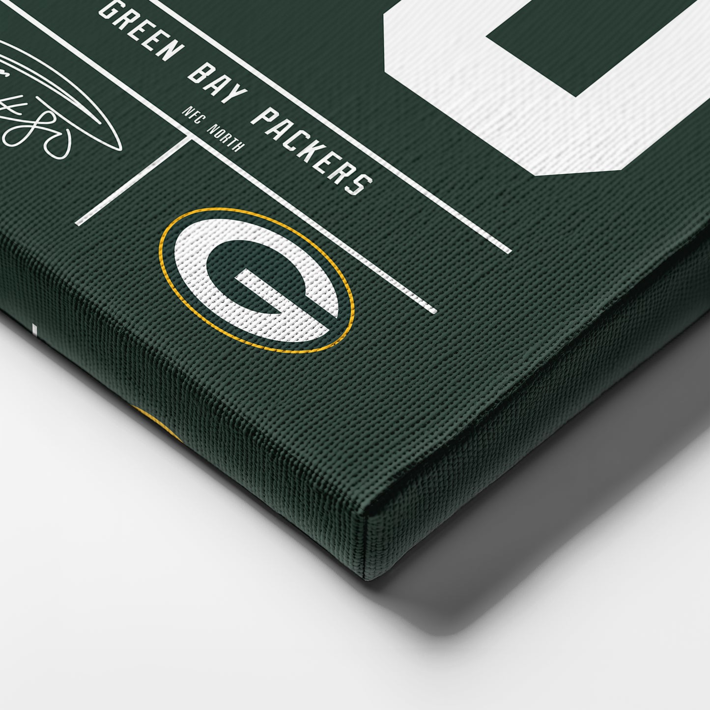 Donald Driver Green Bay Packers Jersey Canvas Wall Art