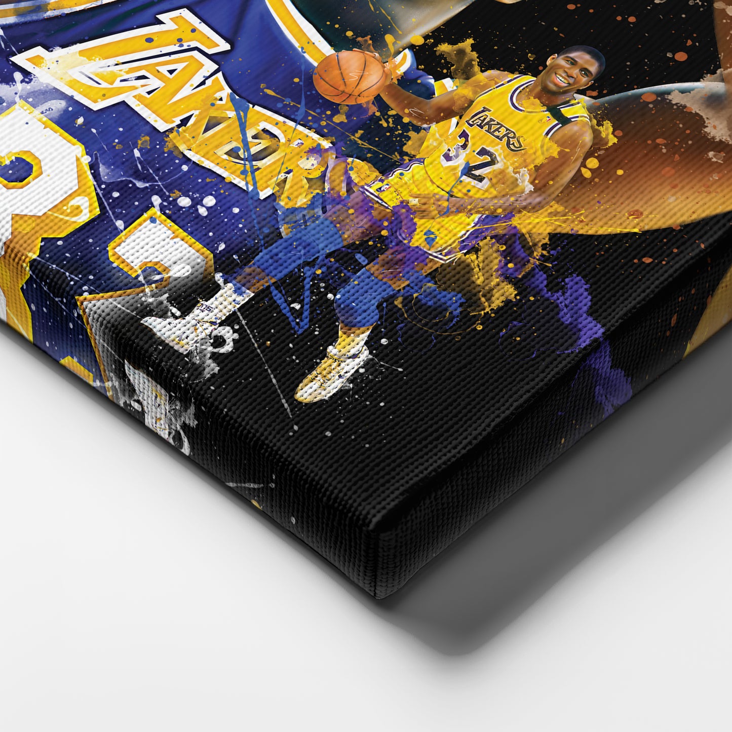 Magic Johnson Lakers Canvas Print | Los Angeles Basketball Wall Art