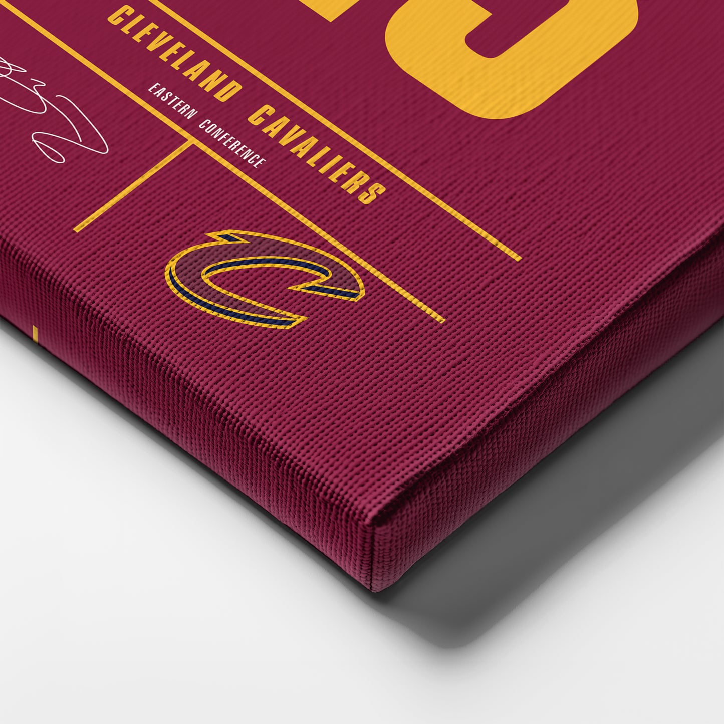 Lebron James Cavaliers Jersey Canvas Print | Wall Art Decor