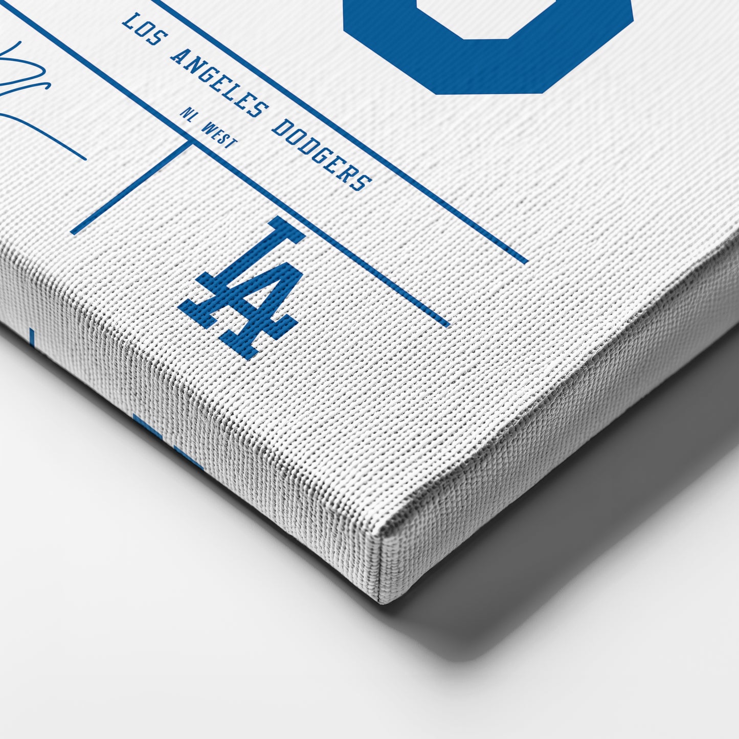 Yoshinobu Yamamoto Dodgers Jersey Canvas Print | Wall Art Decor