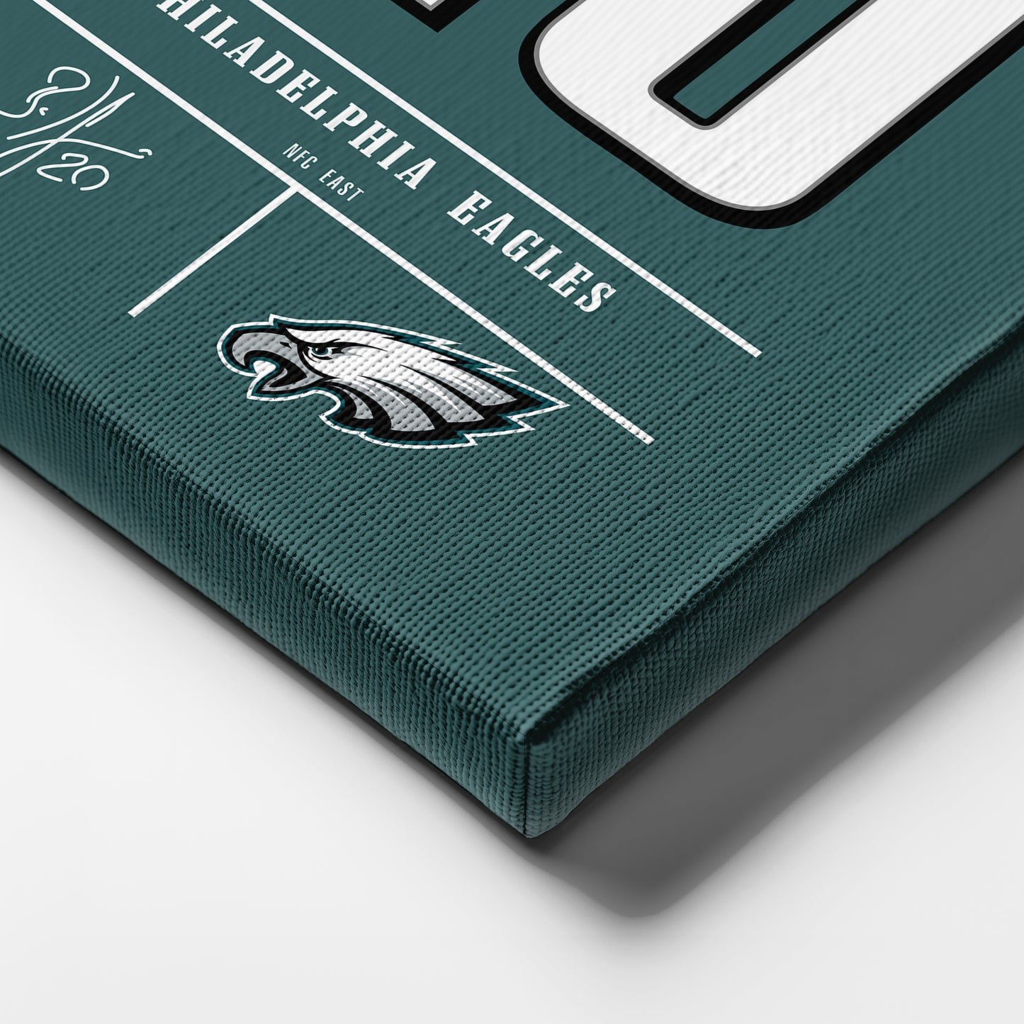 Brian Dawkins Eagles Jersey Canvas Print | Wall Art Decor