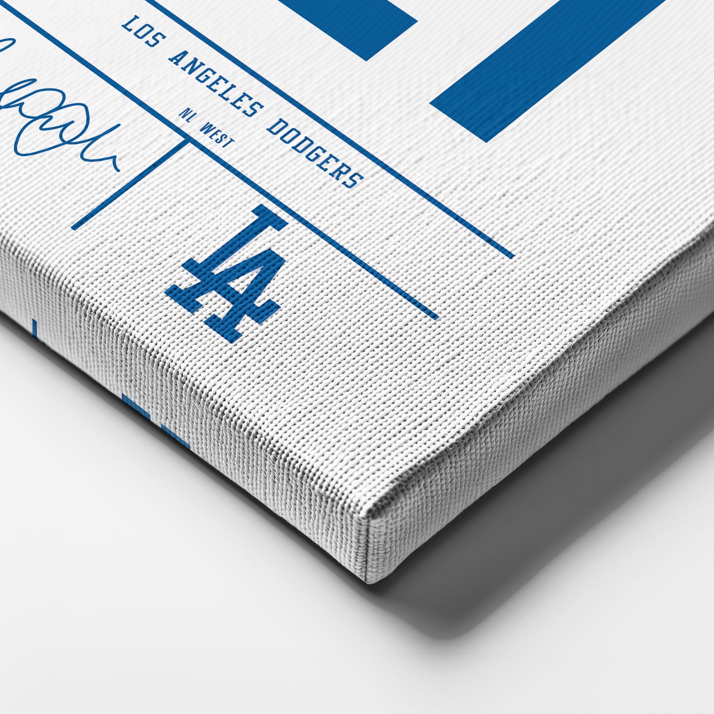 Walker Buehler Dodgers Jersey Canvas Print | Wall Art Decor