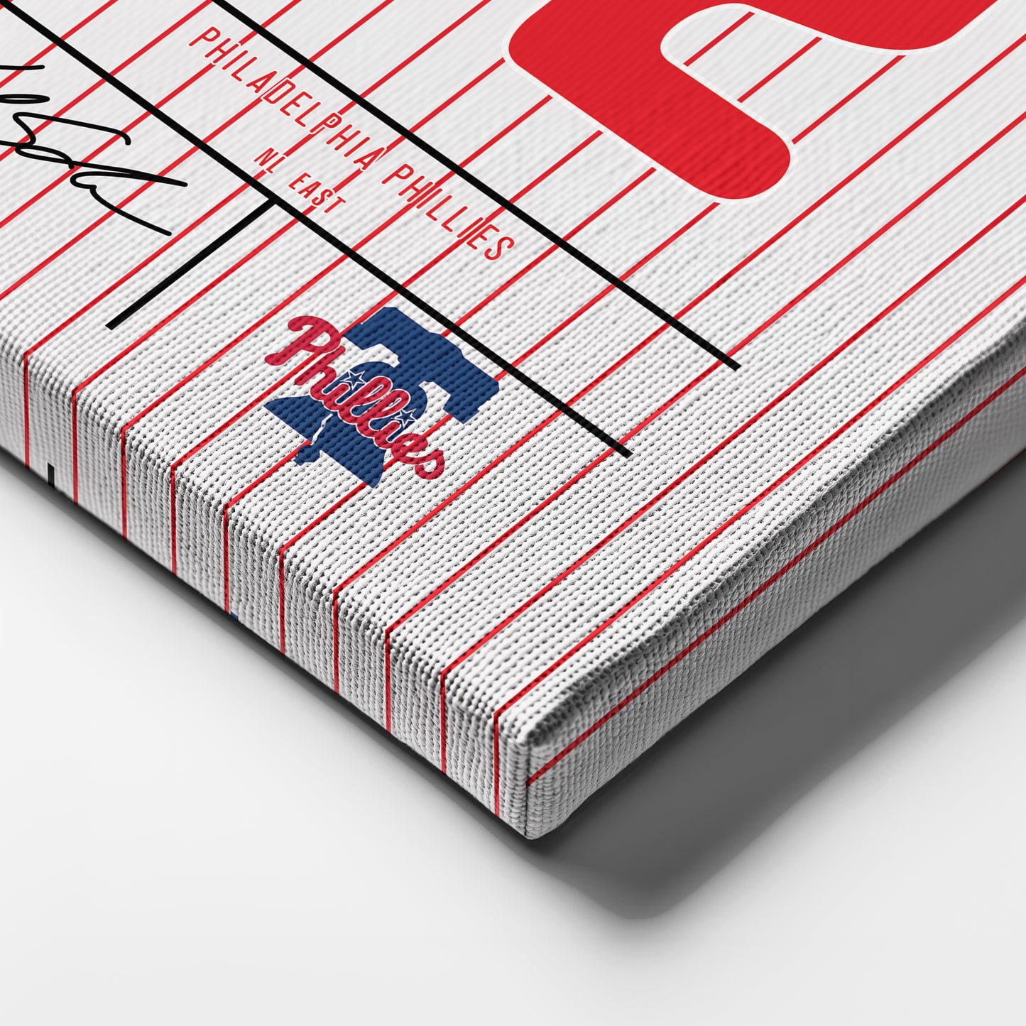 Kyle Schwarber Phillies Jersey Canvas Print | Wall Art Decor