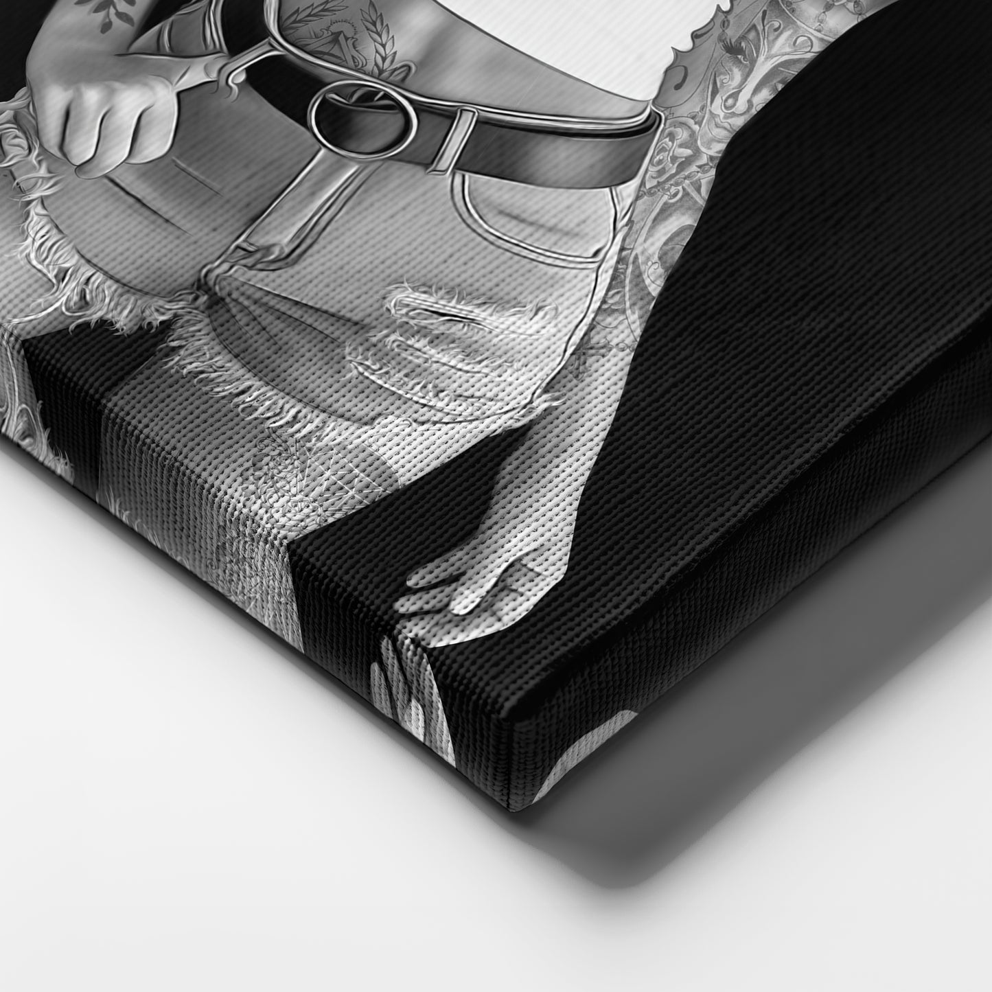 Audrey Hepburn Tattoo Canvas Print | Iconic Hollywood Wall Art