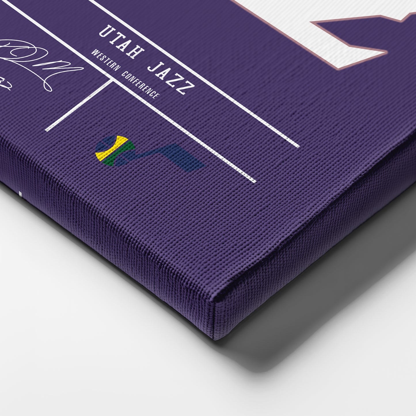 Karl Malone Jazz Jersey Canvas Print | Wall Art Decor