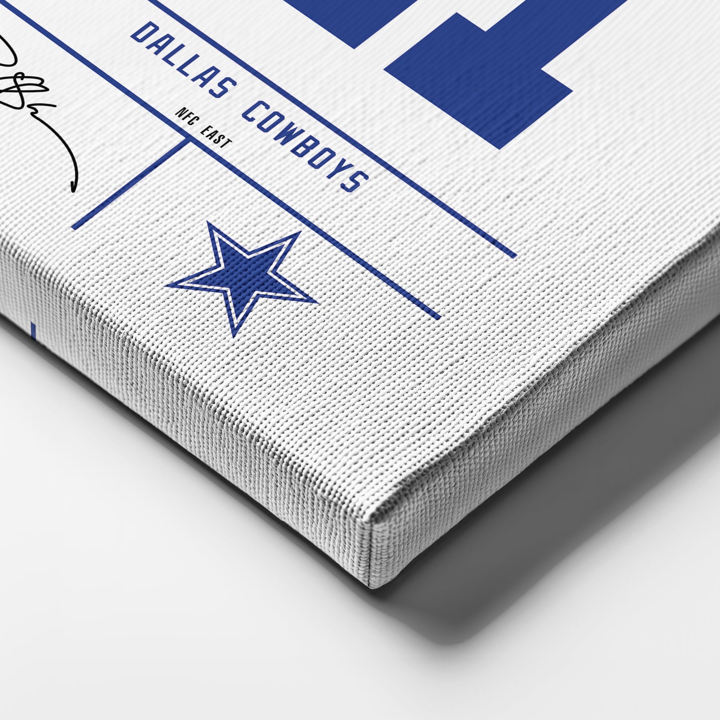 Deion Sanders Cowboys Jersey Canvas Print | Wall Art Decor