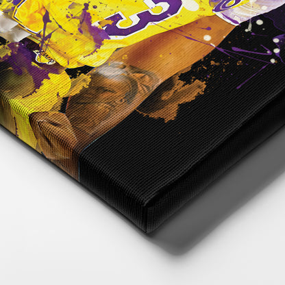 Anthony Davis Lakers Canvas Print | Los Angeles Basketball Wall Art
