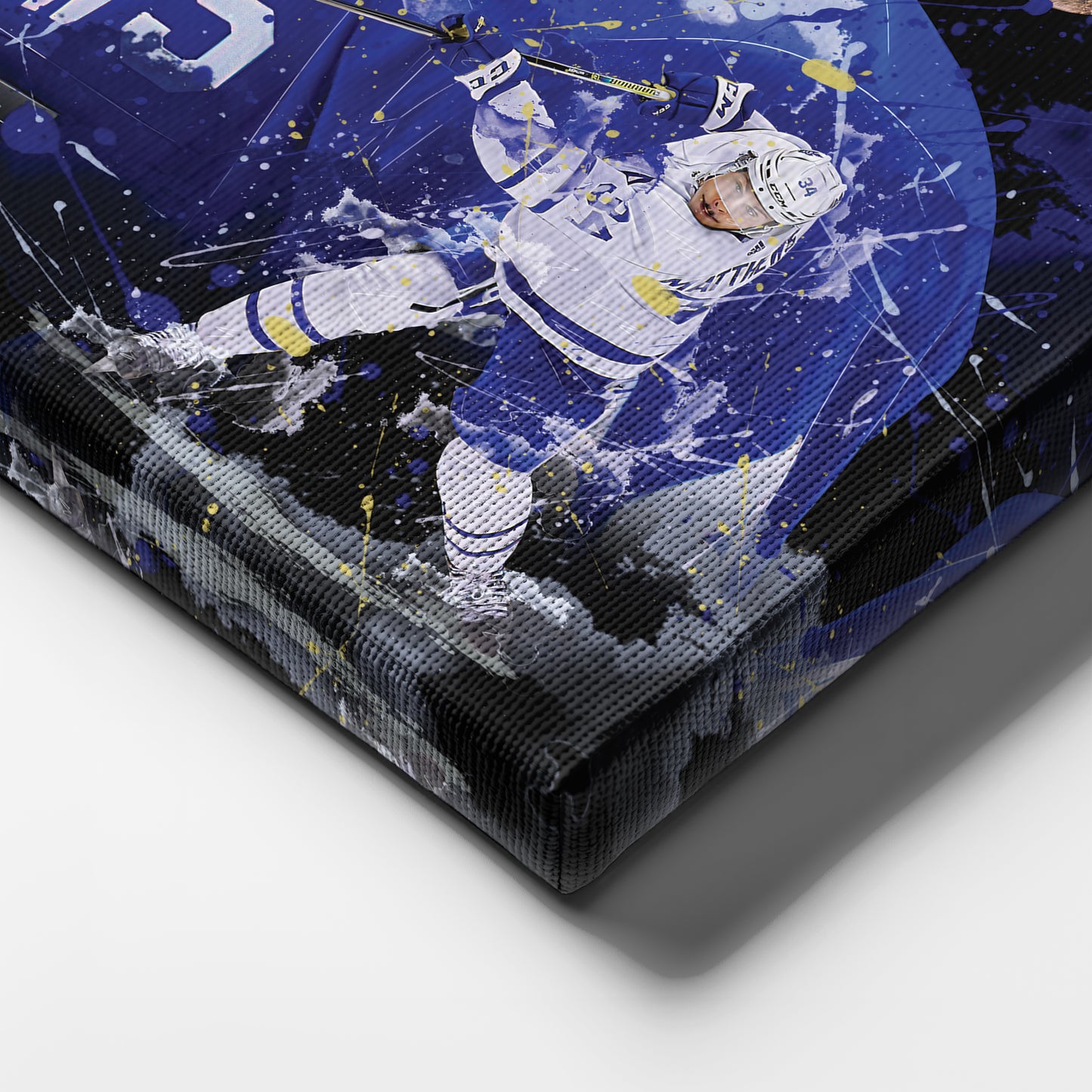 Auston Matthews Toronto Maple Leafs Canvas Print | NHL Hockey Wall Art