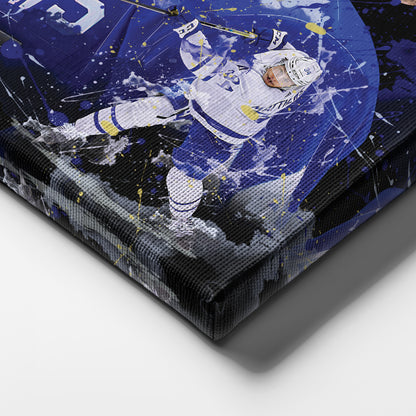 Auston Matthews Toronto Maple Leafs Canvas Print | NHL Hockey Wall Art