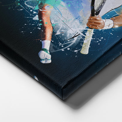 Novak Djokovic Canvas Print | Tennis Champion Wall Art