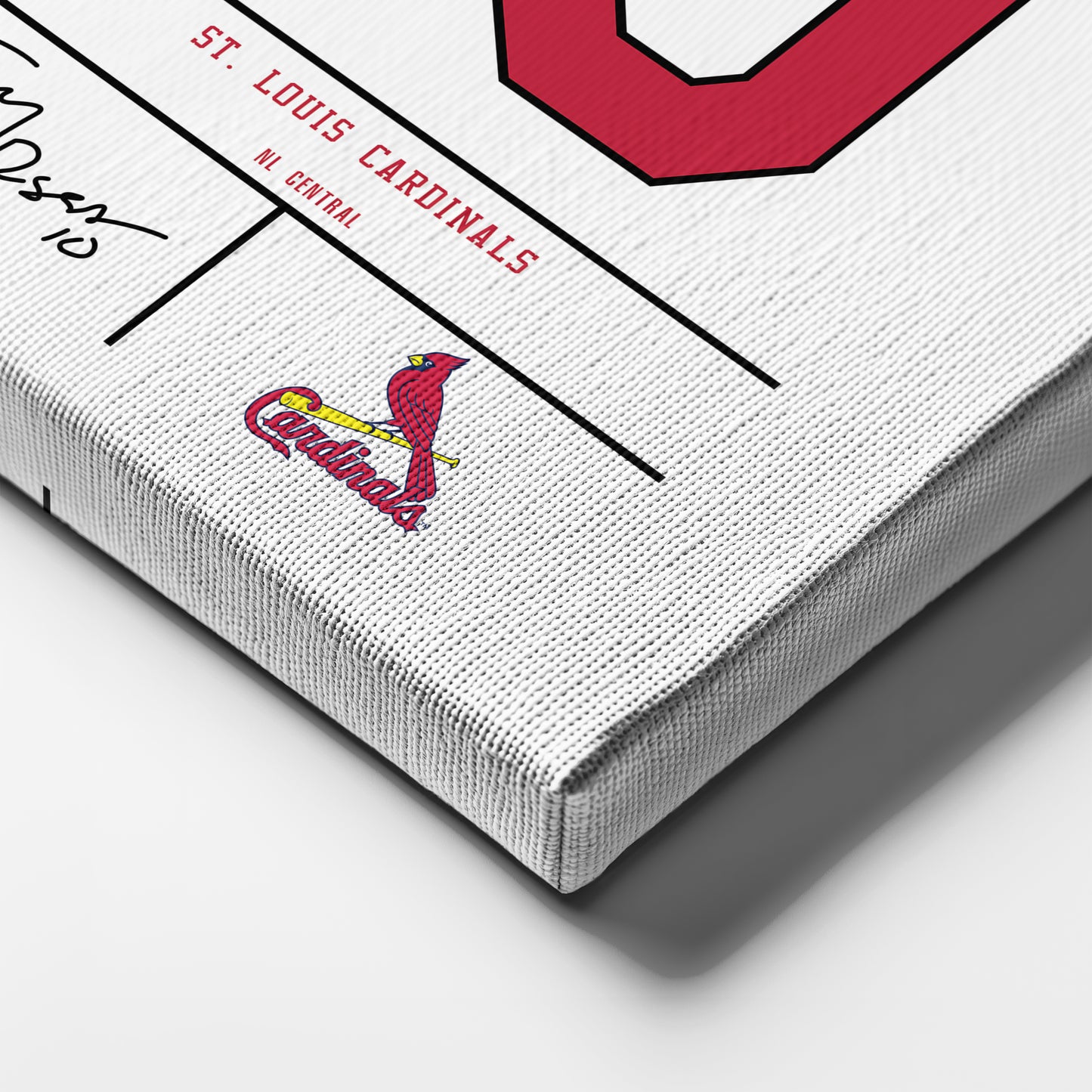 Tony La Russa St. Louis Cardinals Jersey Canvas Wall Art