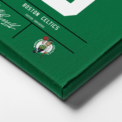 Bill Russell Celtics Jersey Canvas Print | Wall Art Decor