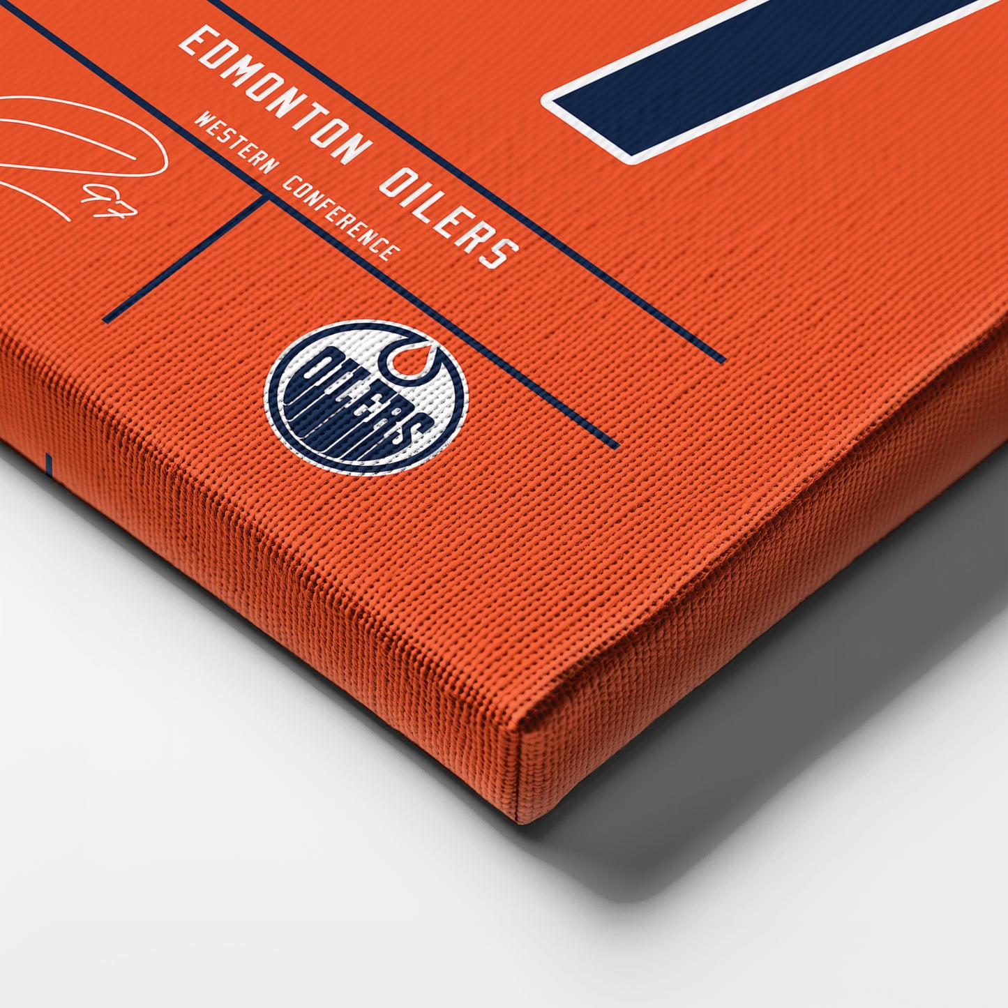 Connor McDavid Oilers Jersey Canvas Print | Wall Art Decor