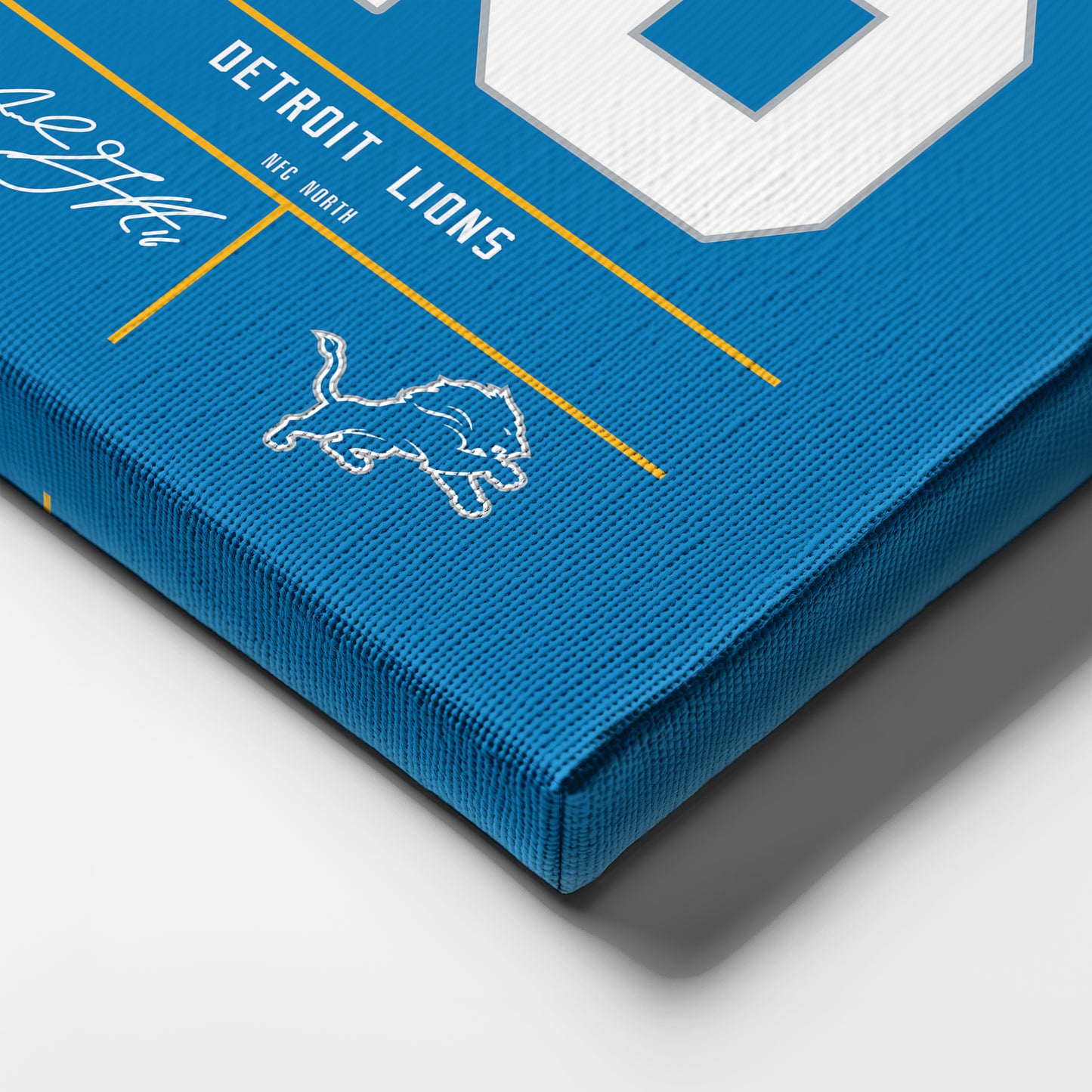Jared Goff Lions Jersey Canvas Print | Wall Art Decor