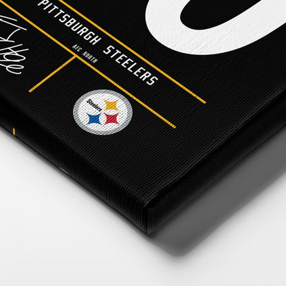 T. J. Watt Steelers Jersey Canvas Print | Wall Art Decor