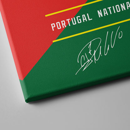 Cristiano Ronaldo Portugal Jersey Canvas Print | Wall Art Decor