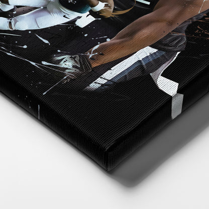 A. J. Brown Eagles Canvas Print | Philadelphia Football Wall Art