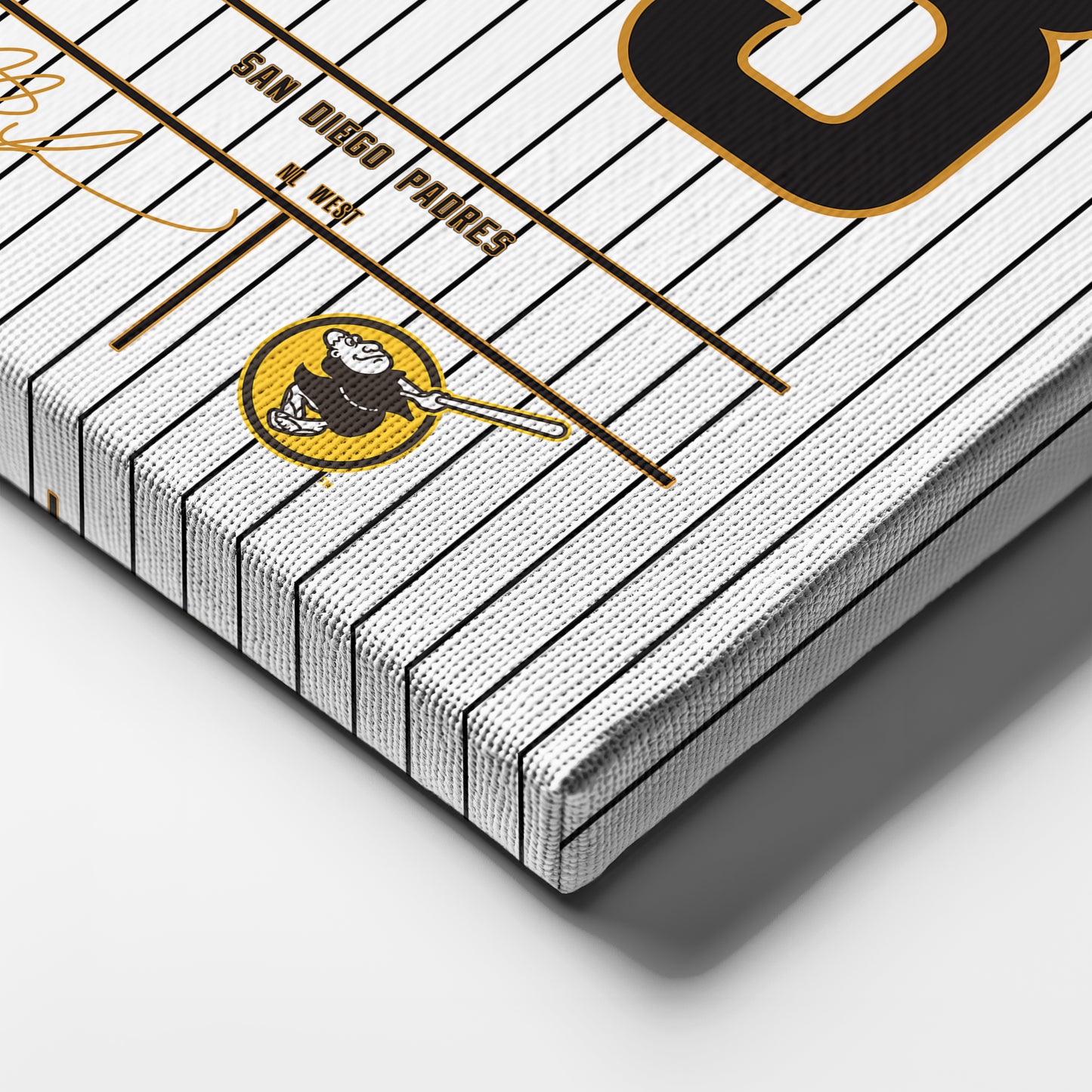 Fernando Tatís Jr. Padres Jersey Canvas Print | Wall Art Decor