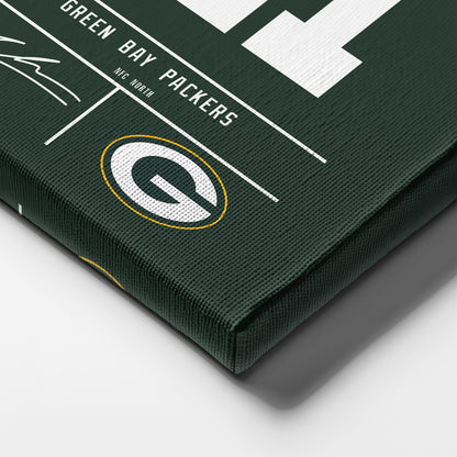Charles Woodson Packers Jersey Canvas Print | Wall Art Decor
